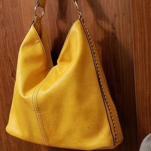 Hobo bag mustard yellow